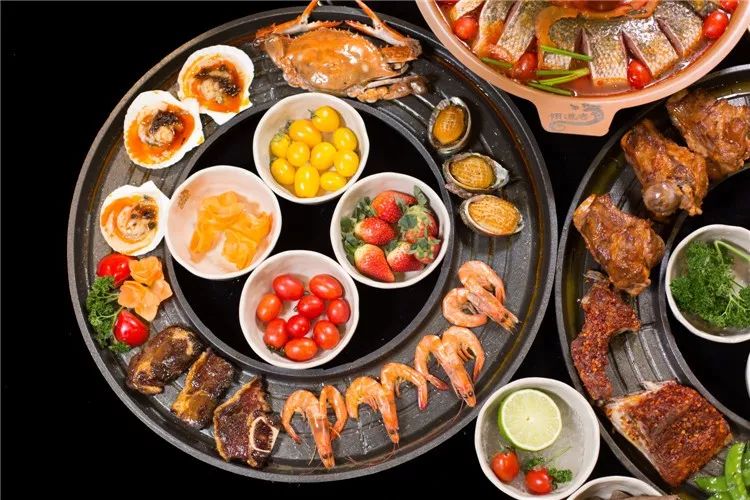 烧烤火锅一体无烟锅,烧烤火锅一体锅美食