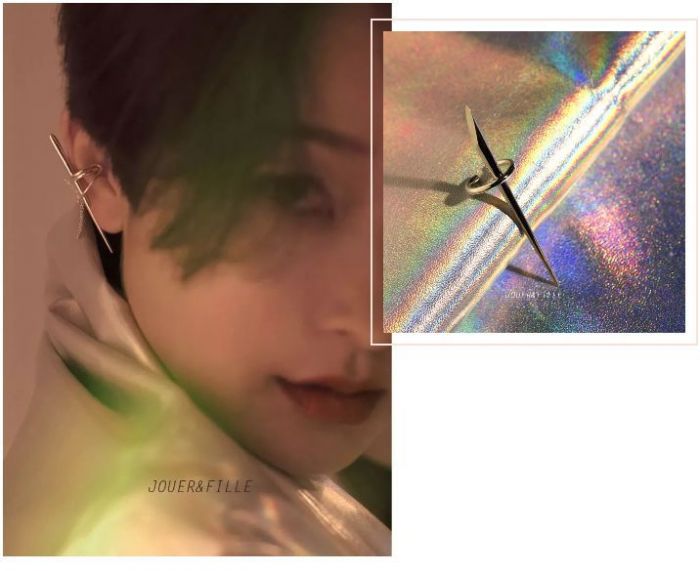 耳夹高级感珍珠,精致耳夹高级感珍珠元素