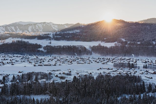 冬日喀纳斯，梦中的冰雪童话世界