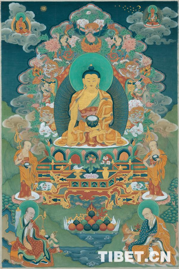 藏娘唐卡,通天河天珠