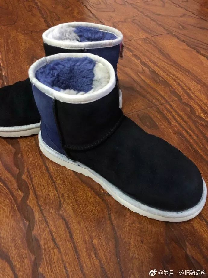 莫名想笑!白色雪地靴洗成黑鞋,店家:改色的钱我就不收了