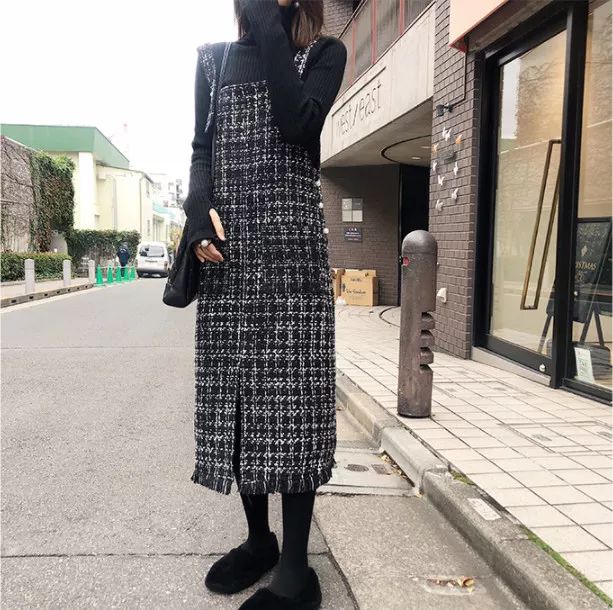 最全裙子搭配技巧,冬天穿长款裙子的穿搭技巧