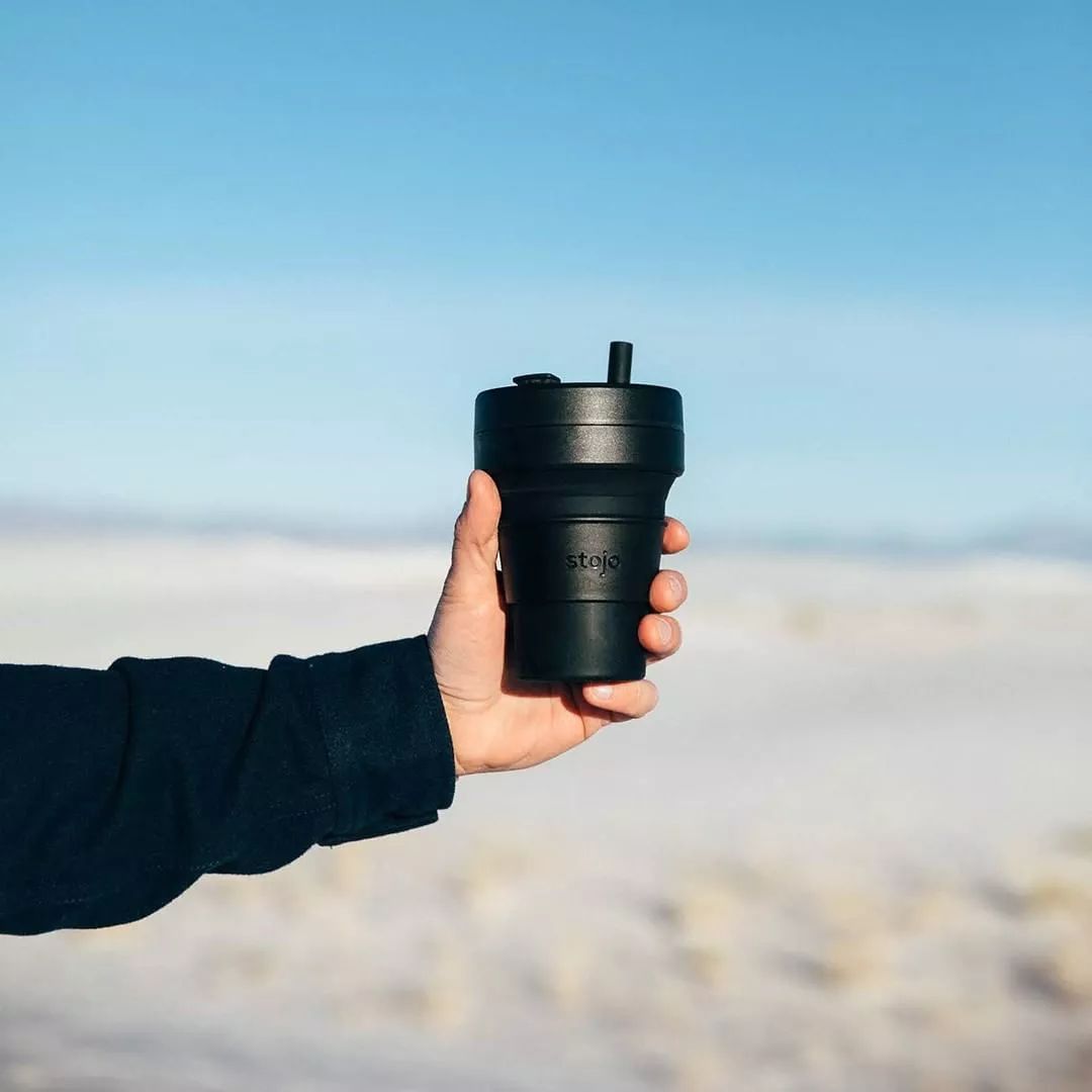 一秒折叠变身粉饼盒大小，火爆ins的随身杯，上哪都能喝干净水！