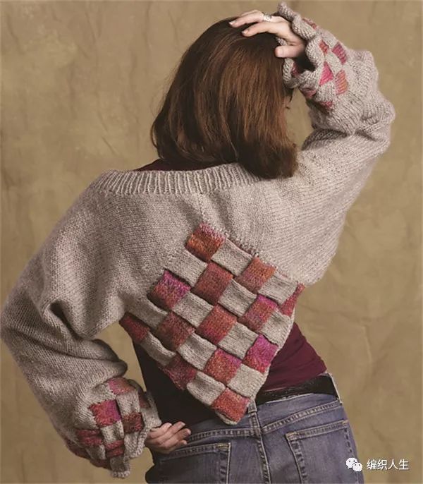 纯色方块花样教程大全,简单大方格子花型教程