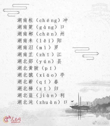 最容易读错的120个地名,一读就错的地名大全集