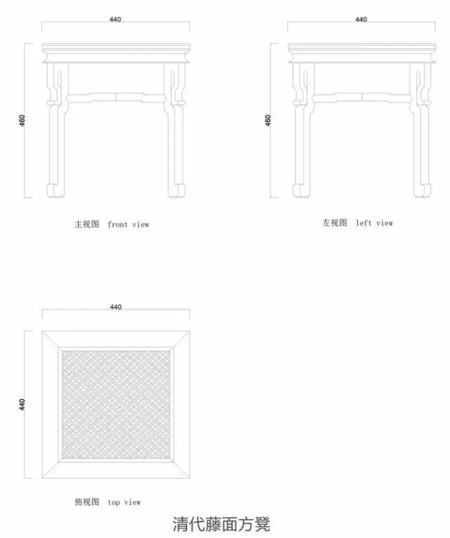 中国古典家具纹样,古典家具设计图纸