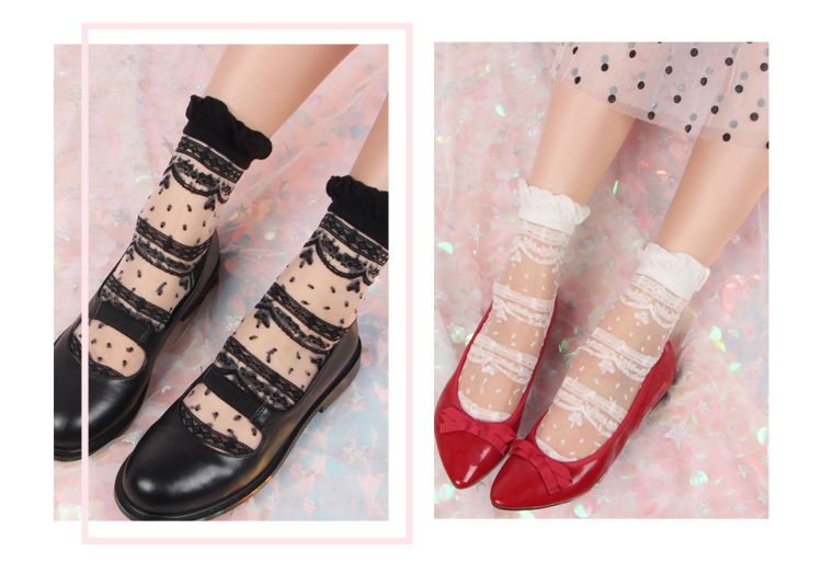 淘宝长款厚袜子推荐,淘宝推荐中长泡泡袜