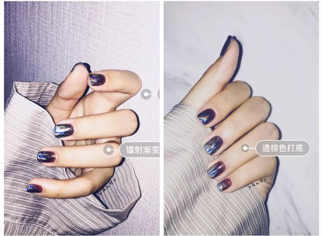 适合夏天的美甲显手白,超显手白的美甲带钻