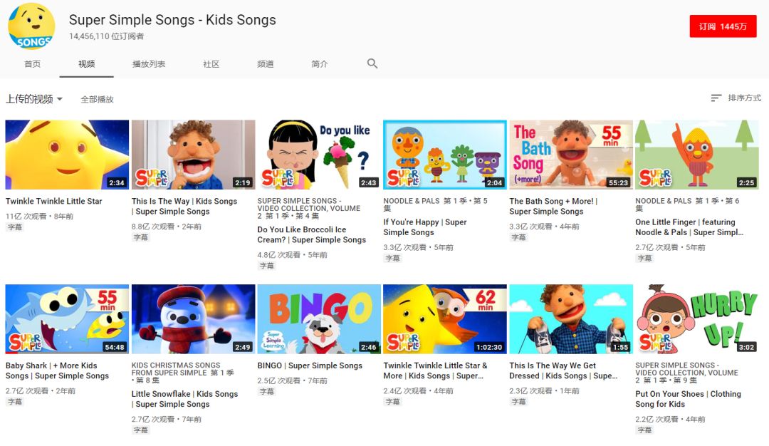 100个早教资源合集,儿童早教外教动画推荐