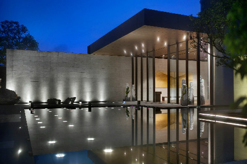 伶居设计｜保利云上西棠，一处村落售楼处设计