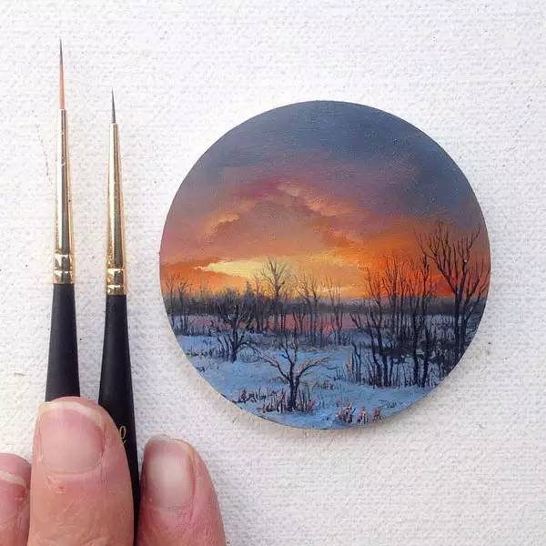 油画风景随身带,旅游景点油画