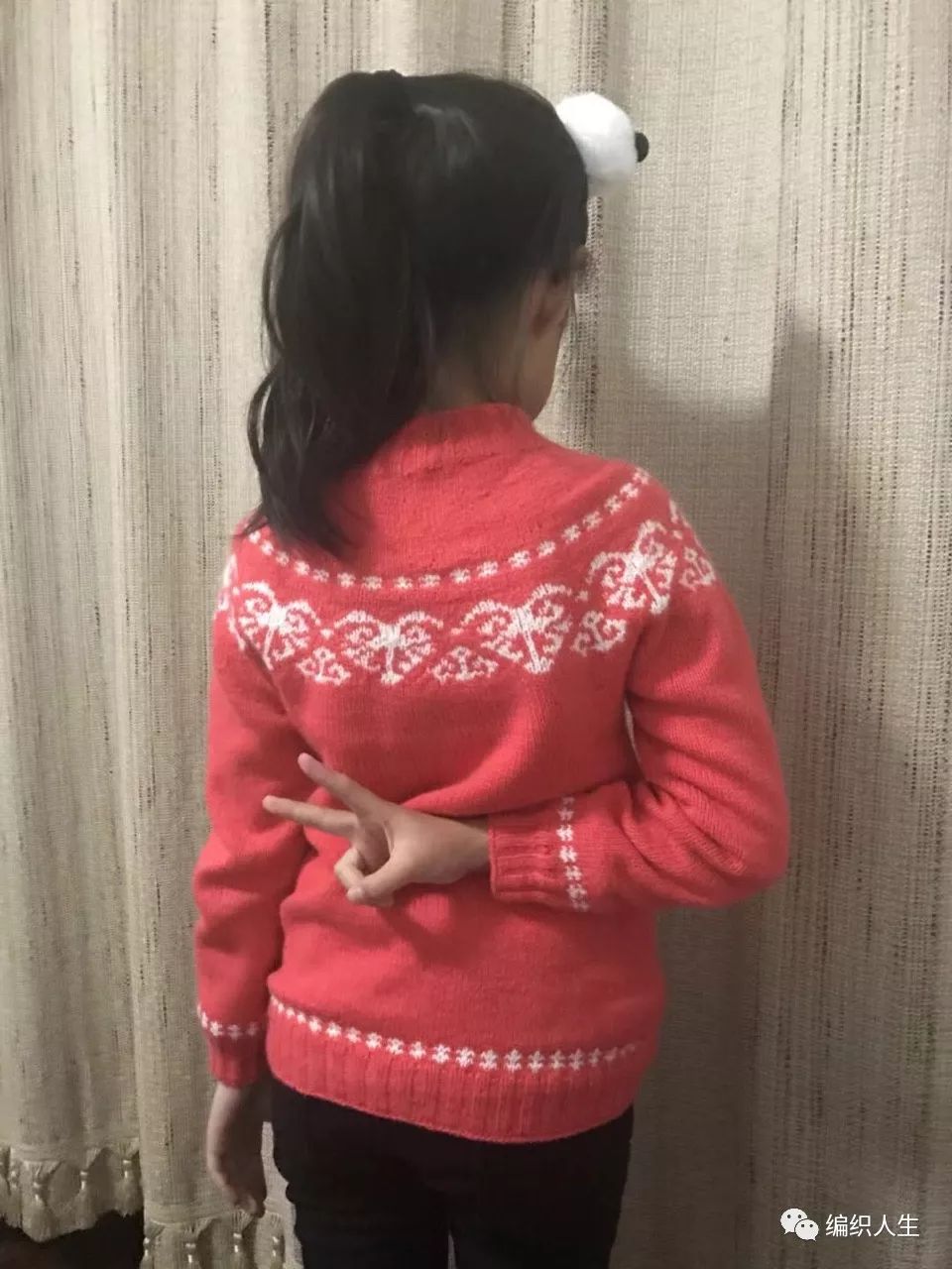 短款棒针粗线毛衣落肩编织方法,棒针彩虹波浪毛衣编织全过程