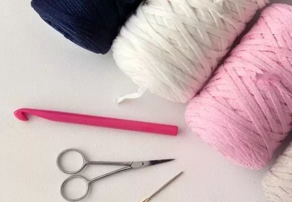 钩针收纳篮编织图解,钩针储物篮的图解