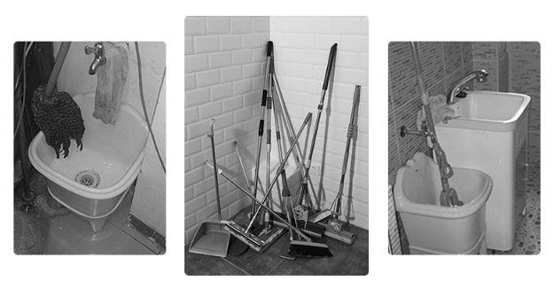 家用拖把收纳工具挂墙上,拖把挂架收纳神器最新款免打孔