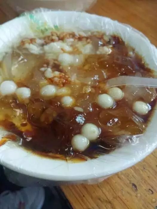 冰粉夏季糖水,冰冻西米露凉粉