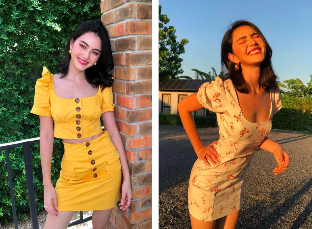 法风裙子,法风碎花裙子