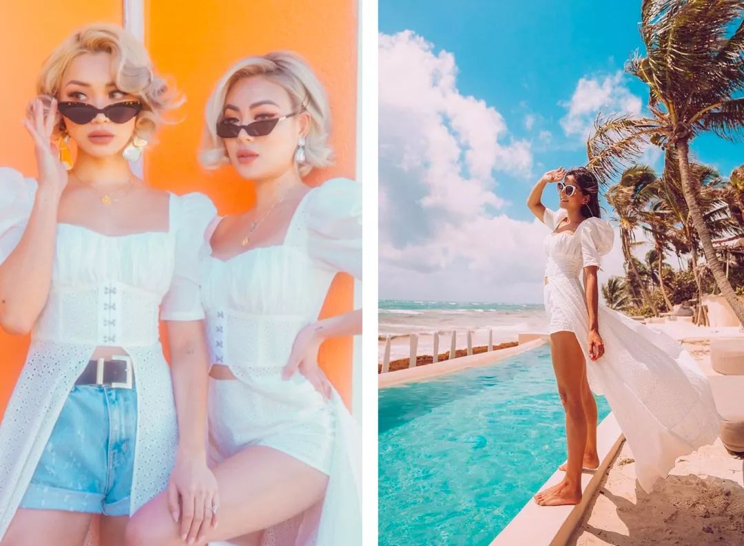 法风裙子,法风碎花裙子