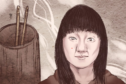 太阳穴位置长红痣是好还坏,中年人身体长红痣什么情况