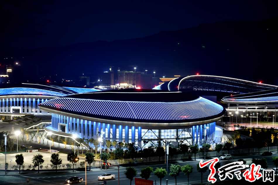 探访天水市体育中心,天水市体育中心鸟瞰图