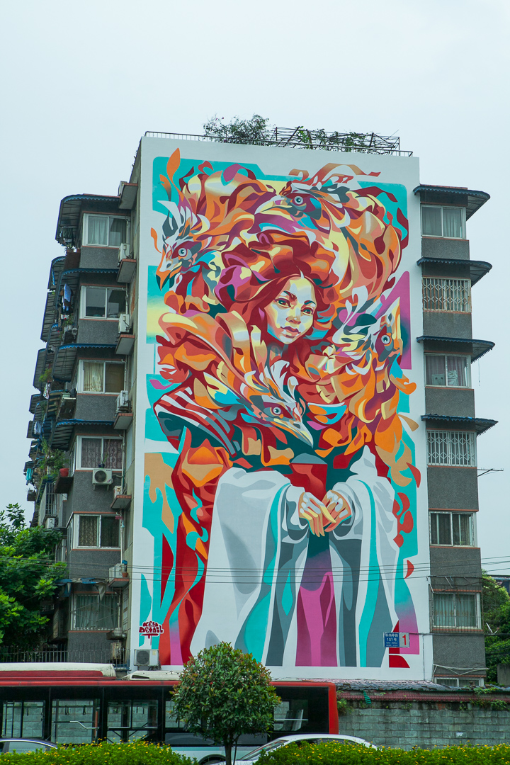 涂鸦成都墙绘,成都涂鸦墙绘街