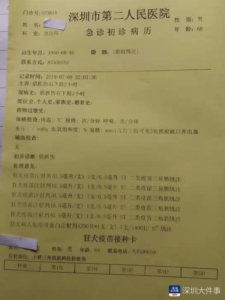 在小区被流浪猫抓伤,男子恶意踩猫被猫抓伤