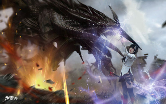 洛奇英雄传一护cos,cos洛奇英雄传卡鲁