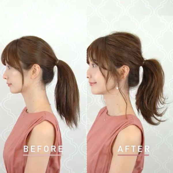 扁头怎么扎高马尾让后脑勺蓬松,学生党马尾怎么扎蓬松不伤发质