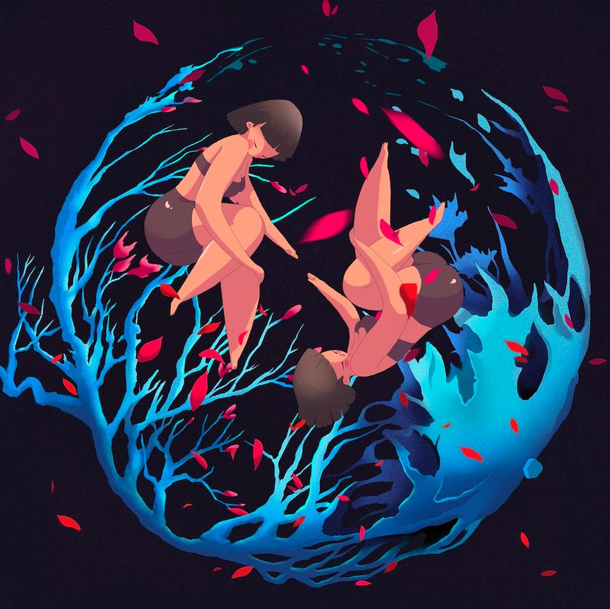 iPad软件Procreate「梦境之夏」风格插画10节课，一起描绘梦中的夏天