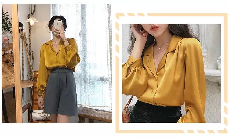 优雅知性衬衫怎么穿好看,简单的衬衫这样穿也好看