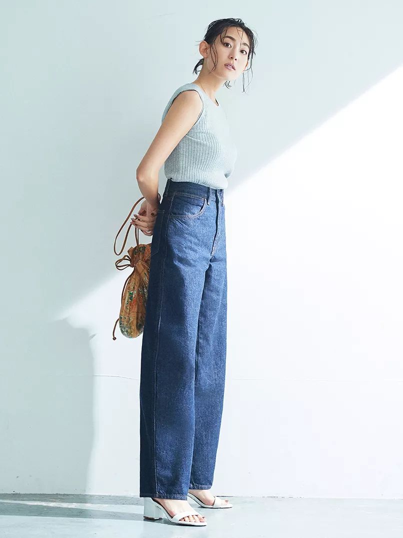 优衣库遮肉穿搭,优衣库显瘦遮肉的牛仔裙