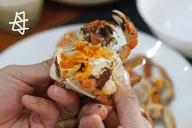 阳澄湖大闸蟹流黄,阳澄湖大闸蟹几月份吃最好吃