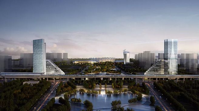 国际港务区将成为西安新中心,国际港务区新城中心