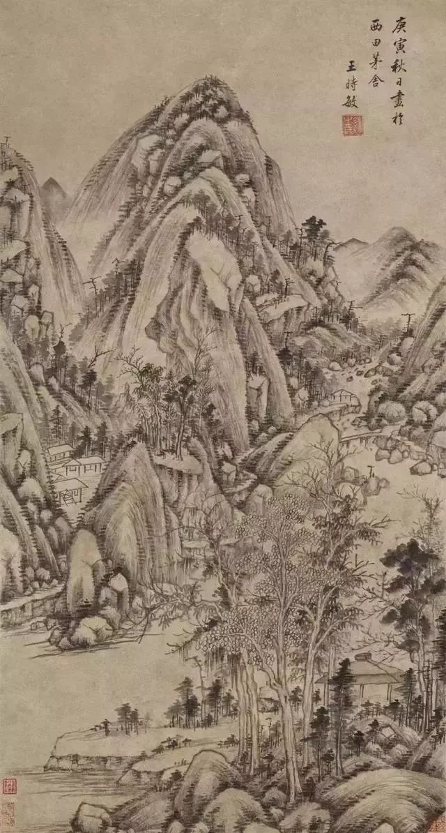 清初画坛之四王与四僧的较量,清初画坛六大家