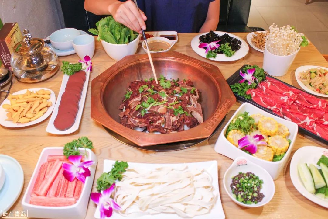 青岛牛肉火锅推荐,鲜牛肉牛排海鲜火锅