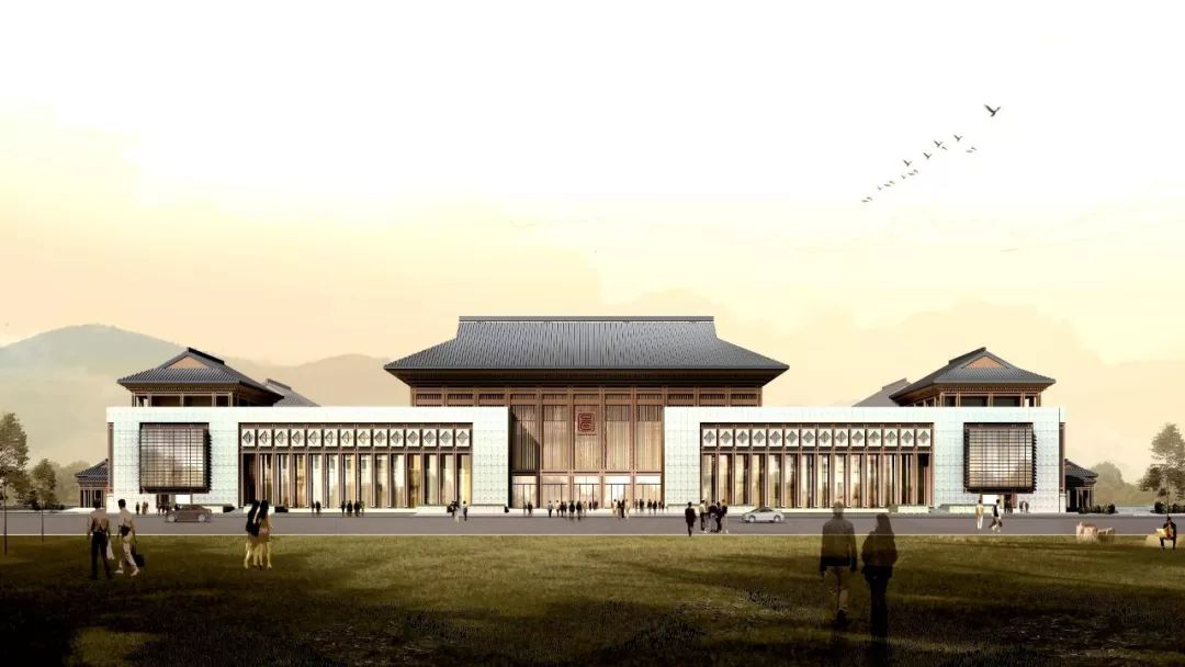 陕西省图书馆最新展览,陕西图书馆效果图