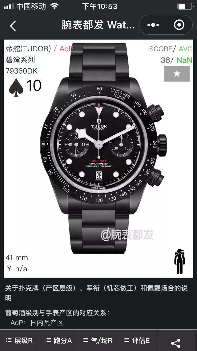 帝舵黑剑系列手表,2017年帝舵限量版手表