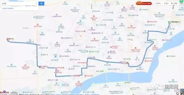 南阳公交4路线路图,南阳公交线路图高清