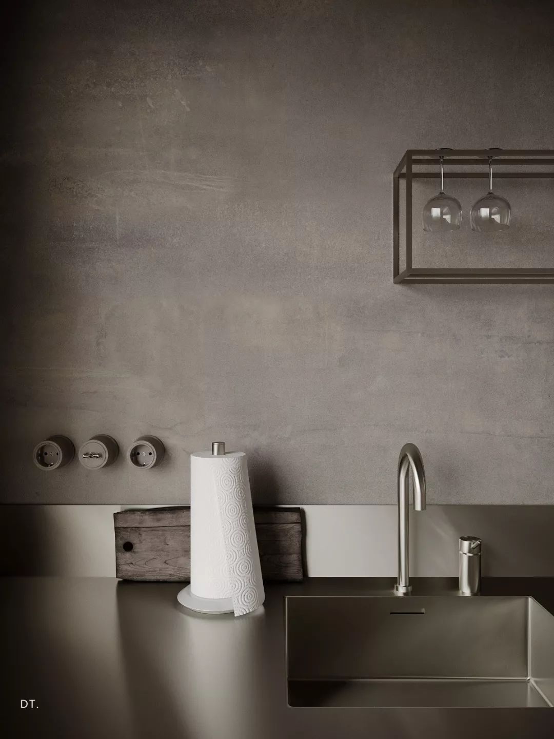 一面水泥墙惊艳了整个院子,水泥墙中式风格