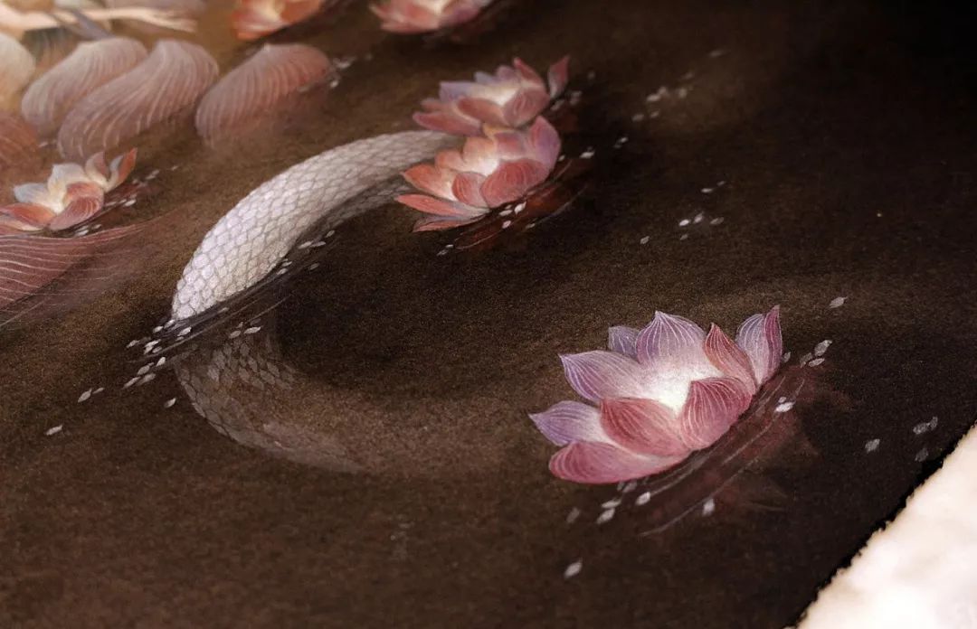 山海经异兽艺术画作,90后画家画山海经