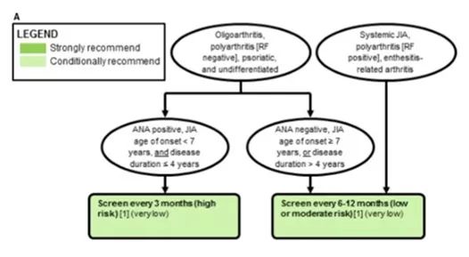 幼年特发性关节炎相关葡萄膜炎,幼年特发性关节炎ana阳性
