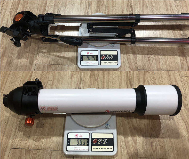 开箱299元天文望远镜看月亮,望远镜推荐性价比高看月亮