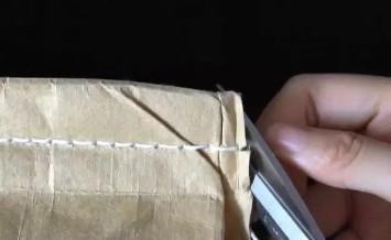 大米袋子拆口小技巧,大米袋怎样拆