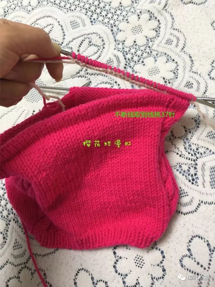 儿童加厚针织毛线帽围脖,冬天毛线帽子围脖的教程