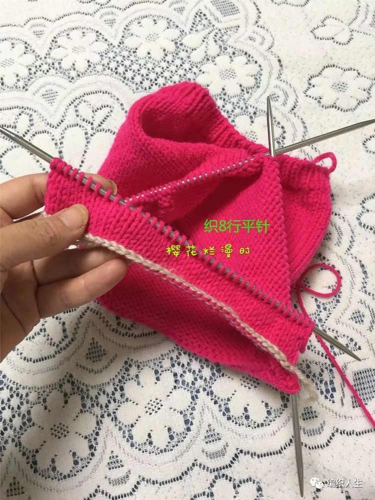 棒针手工防风护脸毛线帽子儿童款,棒针编织帽子儿童风雪帽