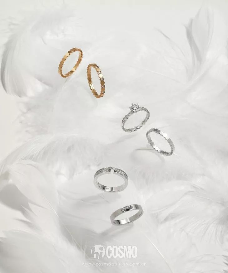时髦戒指,时髦可调节戒指