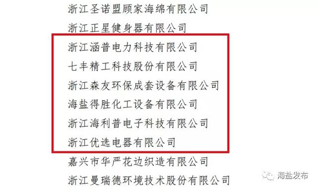 牛!海盐这家民营企业拿下了浙江“隐形冠军”