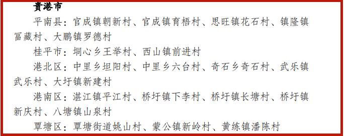 贵港市十大美丽乡村,广西贵港市美丽乡村排名