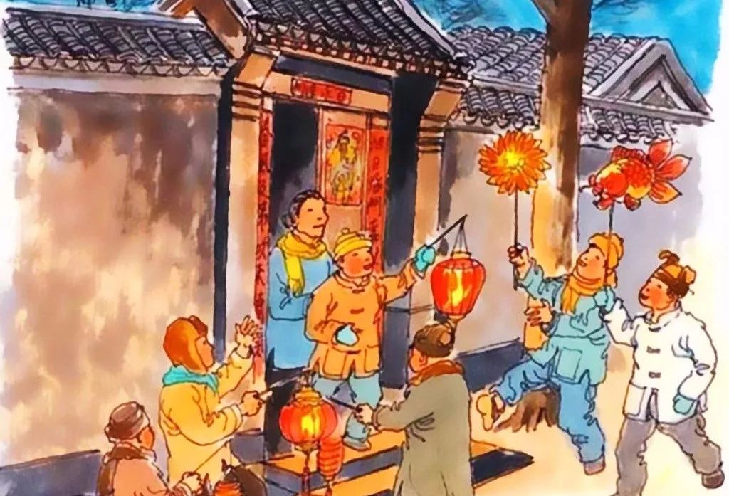 正月初一拜大年动画,正月初一拜大年年俗