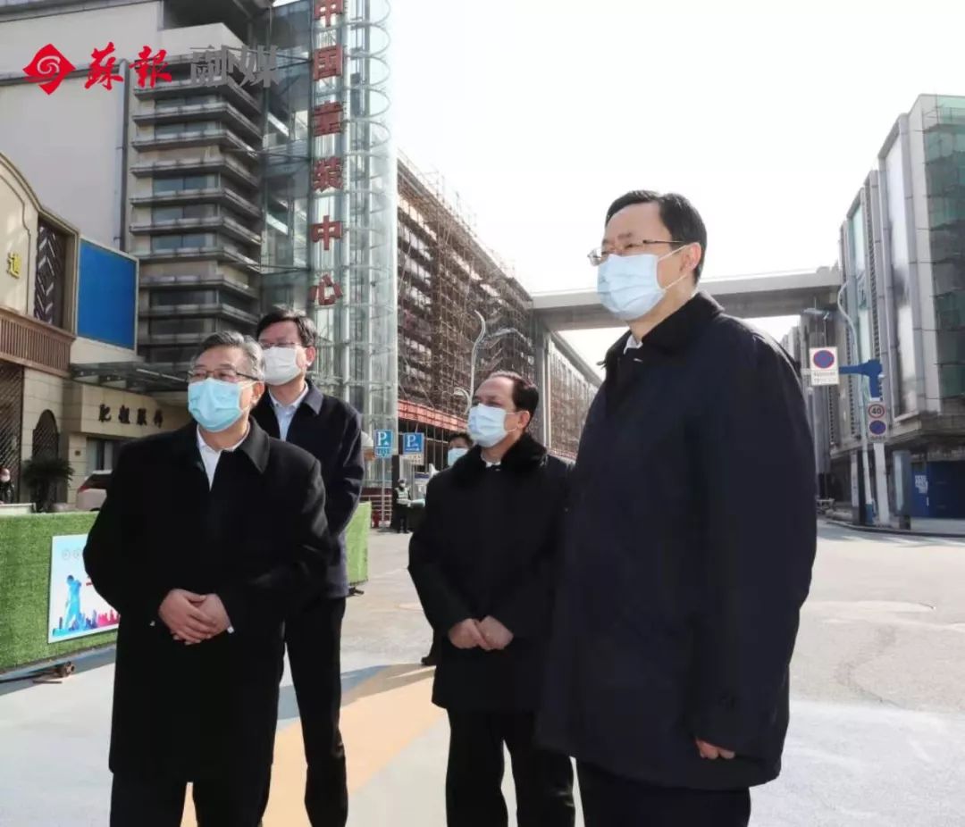 蓝绍敏赴常熟调研检查疫情防控，强调了这些...