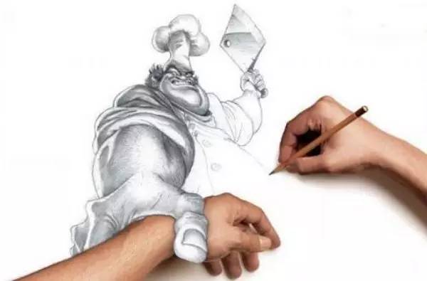 黑暗3d绘画作品,不敢相信眼睛的3d画